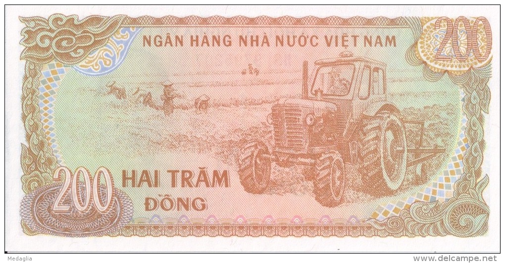 VIETNAM - 200 Dong 1987 - UNC Pick 100 - Vietnam