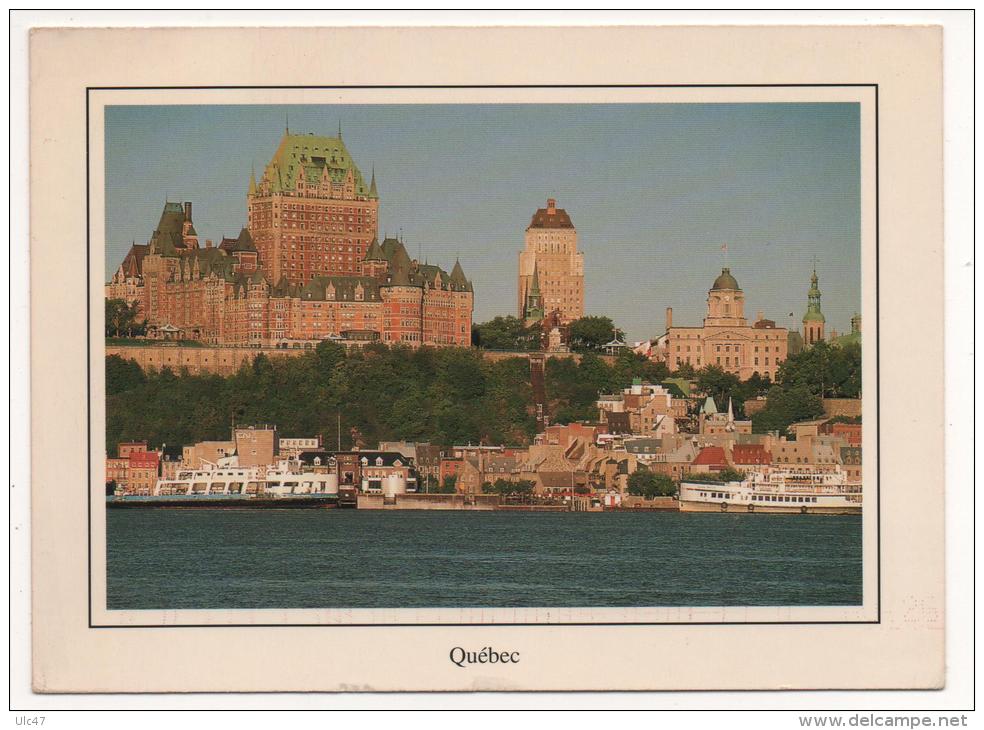 - QUEBEC. - VILLE DE QUEBEC. - La Sentinelle Du Saint-Laurent.  - Stamp - Scan Verso - - Québec - La Citadelle