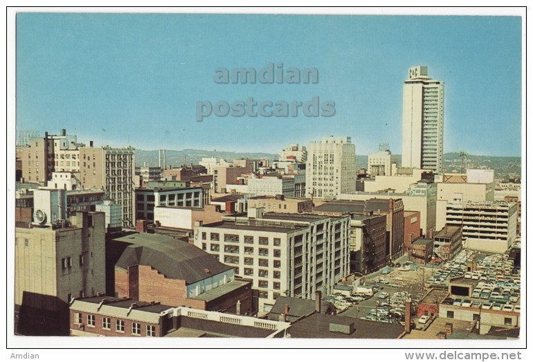 DOWNTOWN NASHVILLE TN ~SKYLINE~ LIFE & CASUALTY BUILDING~ C1950-60s TENNESSEE Postcard  [3995] - Nashville