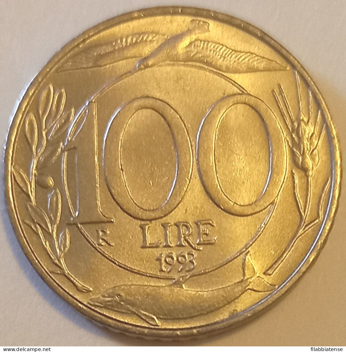 1993 - Italia 100 Lire   ------ - 100 Lire