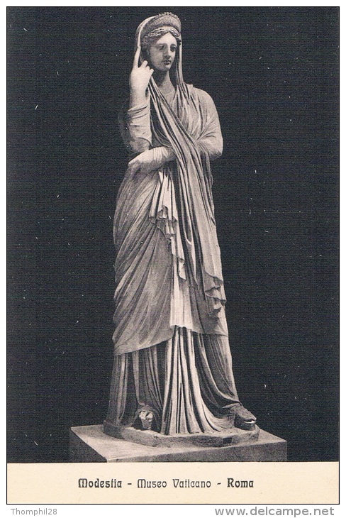 MODESTIA - Museo Vaticano - ROMA - TBE, Carte Petit Format, Neuve - Museums