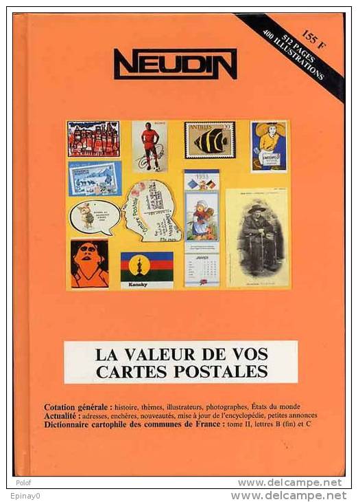 NEUDIN 1994 - CATALOGUE ARGUS De RECENSEMENT REGIONAL DE CARTE POSTALE - OFFICIEL INTERNATIONAL - Boeken & Catalogi