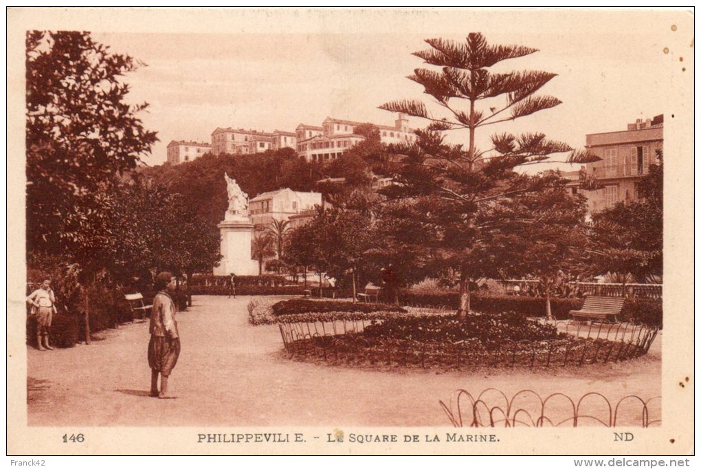 Algerie. Philippeville. Le Square De La Marine - Skikda (Philippeville)