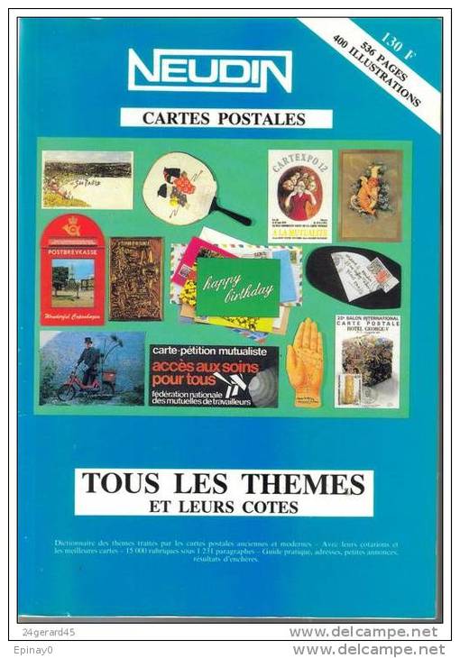 NEUDIN 1994 - CATALOGUE ARGUS De RECENSEMENT THEMES Et Leur VALEUR - Bücher & Kataloge