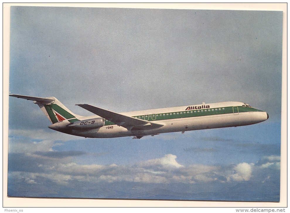 AIRPLANES - DC - 9/30, Alitalia - 1946-....: Moderne