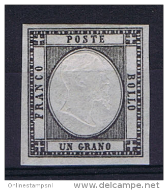 Italy Sa Nr 19 , Mi 3, MH/*, 1861, Signed, Beautiful Centered And Large Margins! - Nuovi