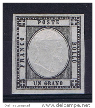 Italy Sa Nr 19 , Mi 3, MH/*, 1861, Signed, Beautiful Centered And Large Margins! - Ungebraucht