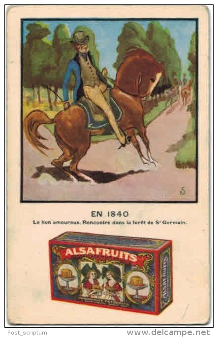 Autres collections -   cartes à jouer - pub - Alsa - marque alsacienne - thème historique - INCOMPLET - 28 cartes