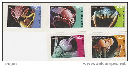 Australia 2009 Micromonsters Set 5 Self-Adhesive MNH - Volledige & Onvolledige Vellen