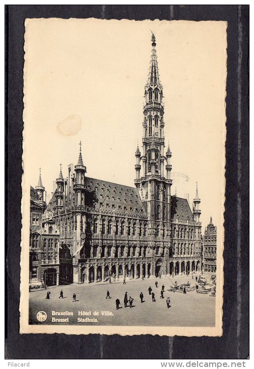 39970    Belgio,   Bruxelles  -  Hotel  De  Ville,  VGSB - Viste Panoramiche, Panorama