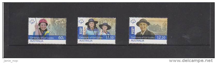 Australia 2010 Centenary Of  Girl Guides Set  MNH - Sheets, Plate Blocks &  Multiples
