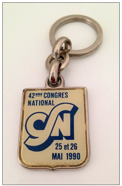 Porte Clefs Cles La Rochelle 42ème Congres National 25 Et 26 Mai 1990 - Sleutelhangers