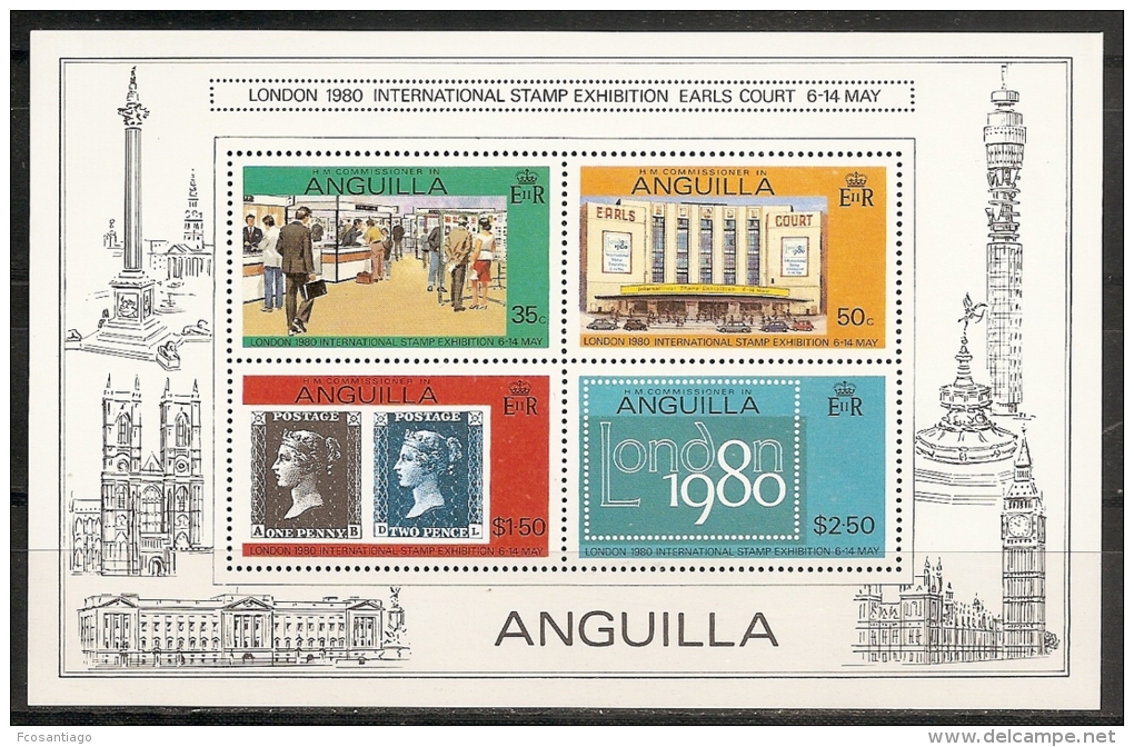 EXPOSICIONES FILATELICAS - ANGUILLA 1979 - Yvert #H29A - MNH ** - Exposiciones Filatélicas