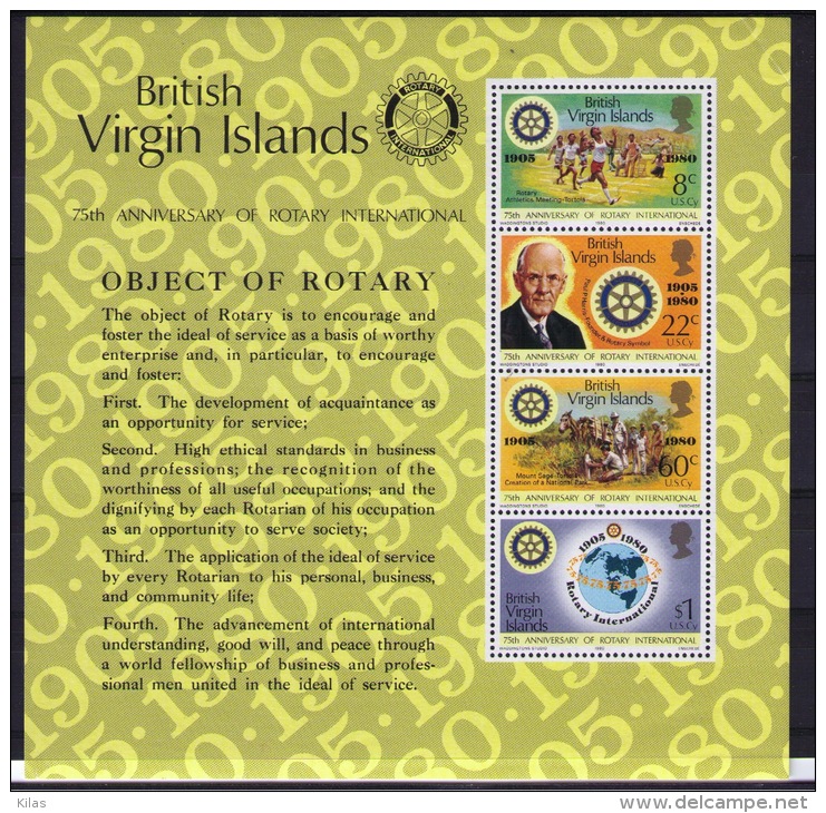 VIRGIN ISLANS  Rotary - Britse Maagdeneilanden