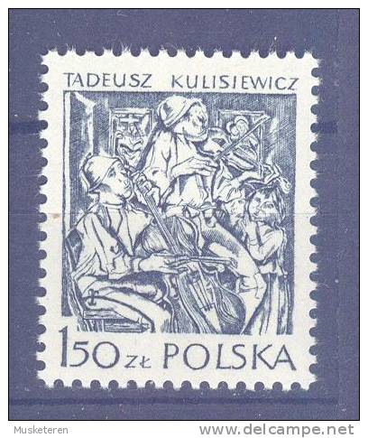 Poland 1979 Mi. 2609    1.50 Zl Polnische Grafiken Musikanten, Zeichnung Von Tadeusz Kulisiewicz MNH** - Nuevos