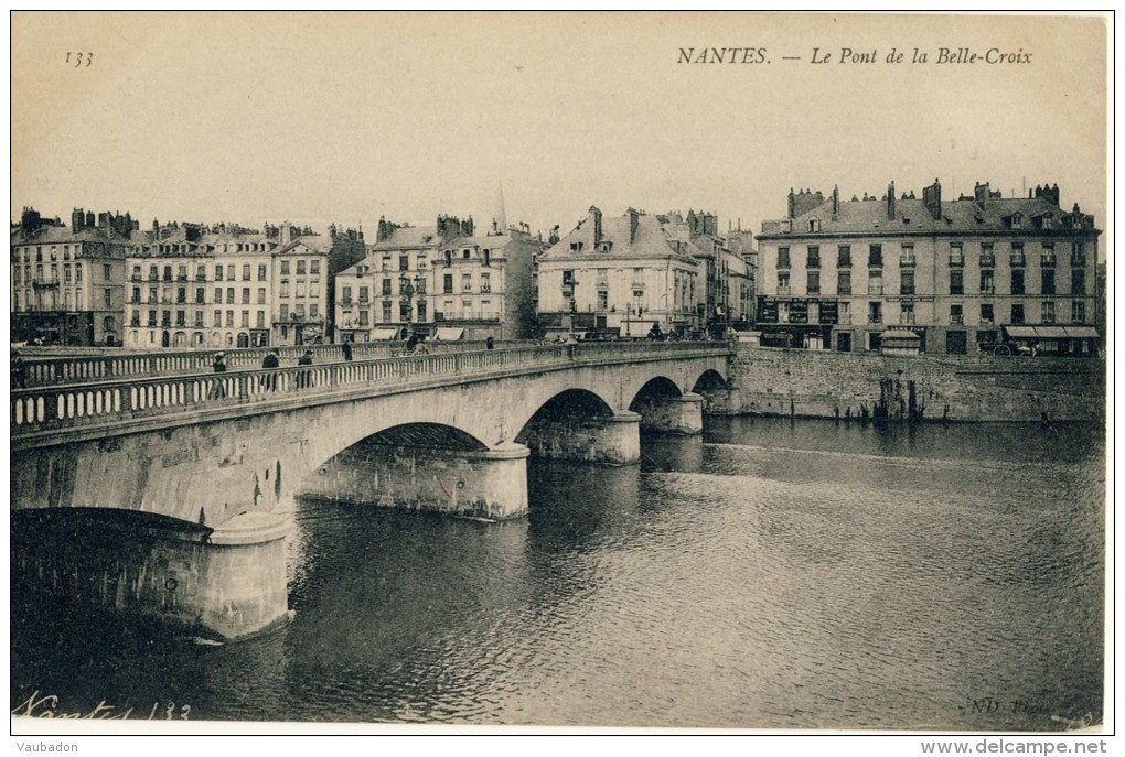 CP, 44, Nantes, Le Pont De La Belle-Croix, Vierge - Nantes