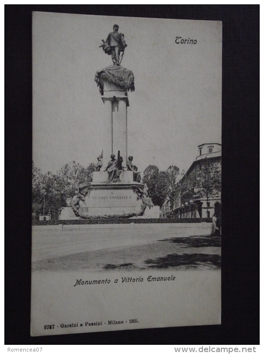 TORINO (Turin, Piemonte, Italie) - Monumento A Vittorio Emanuele - Animée - Non Voyagée - Autres Monuments, édifices