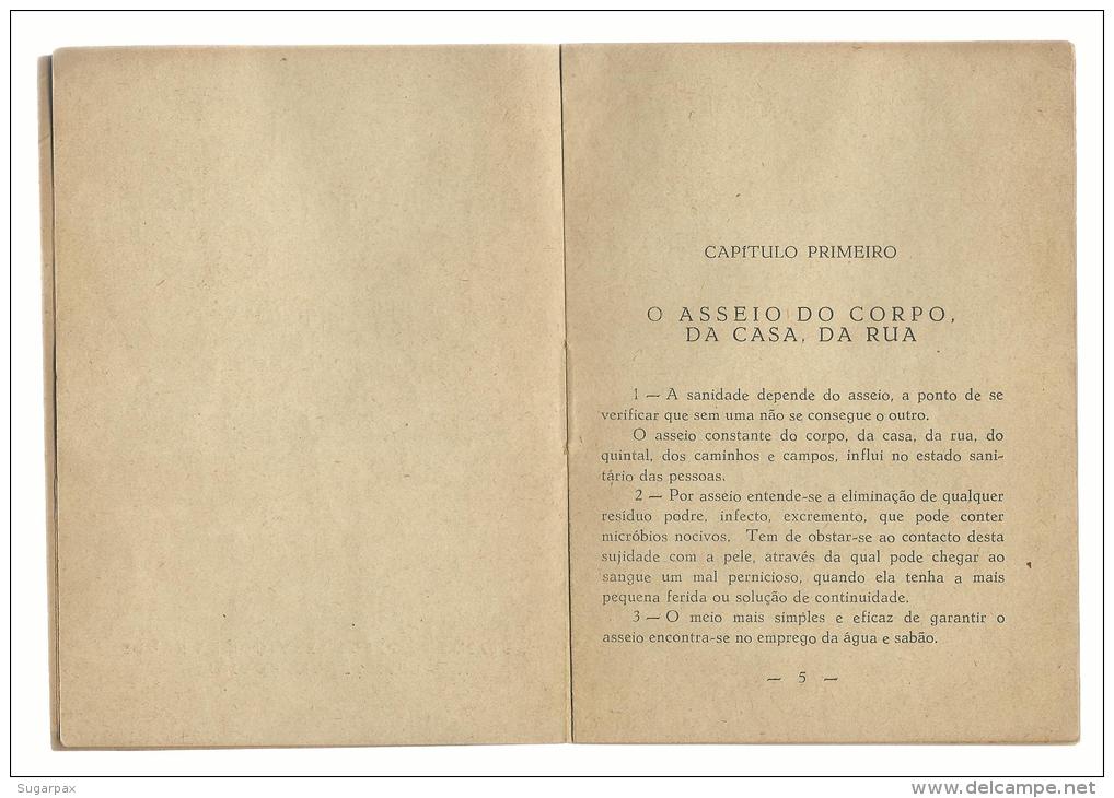 CARTILHA De SANIDADE Para CONDUTA Do POVO PORTUGUÊS - PORTUGAL - See 9 Scans And Description - Livres Anciens