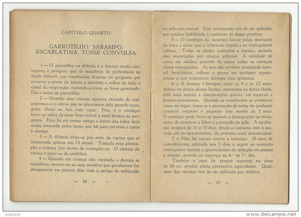 CARTILHA De SANIDADE Para CONDUTA Do POVO PORTUGUÊS - PORTUGAL - See 9 Scans And Description - Oude Boeken