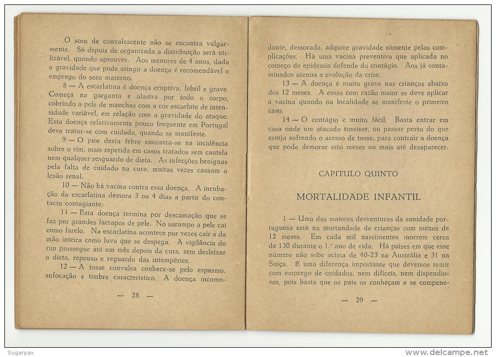 CARTILHA de SANIDADE para CONDUTA do POVO PORTUGUÊS - PORTUGAL - See 9 scans and description