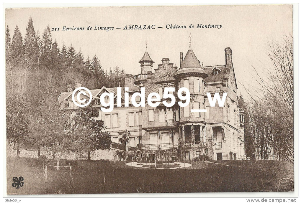 Environs De Limoges - AMBAZAC - Château De Montmery (animée) - N° 211 - Ambazac