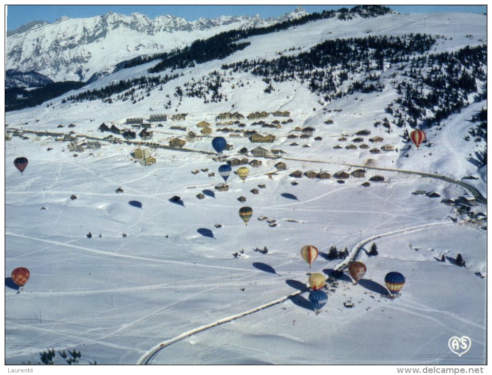 (289) France - Col Des Saisies Et Montgolfieres - Balloon - Montgolfières