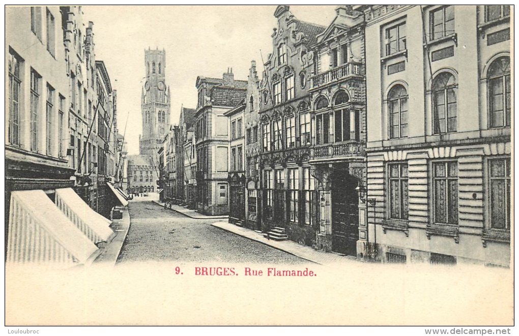 BRUGES EDITION NAHRATH N°9 RUE FLAMANDE - Brugge