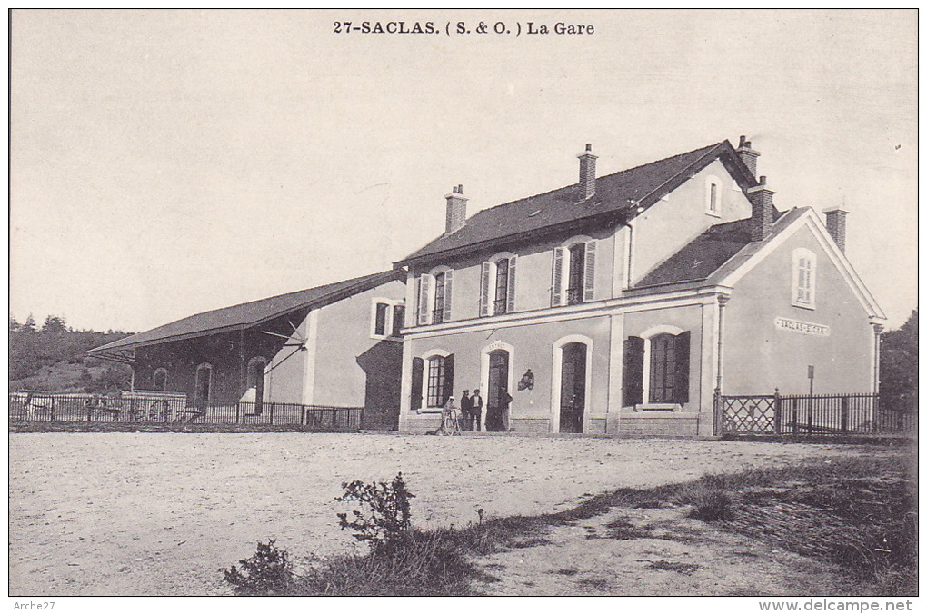 CPA - 91 - SACLAS - La Gare - 27 - Autres & Non Classés