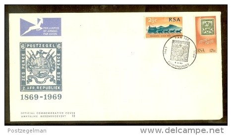 REPUBLIC OF SOUTH AFRICA, 1969, First Day Cover Nr. 12, Zuid Afrikaanse Republic, F2654 - Covers & Documents