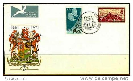 REPUBLIC OF SOUTH AFRICA, 1971, Republic Day, First Day Cover Nr. 17,   F1655 - Covers & Documents