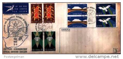 REPUBLIC OF SOUTH AFRICA, 1966, Republic, First Day Cover Nr.3 - Covers & Documents