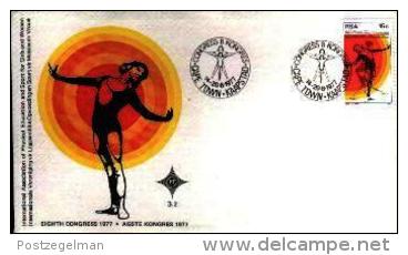 REPUBLIC OF SOUTH AFRICA, 1977, Gymnastics, First Day Cover Nr.3.2 - Covers & Documents