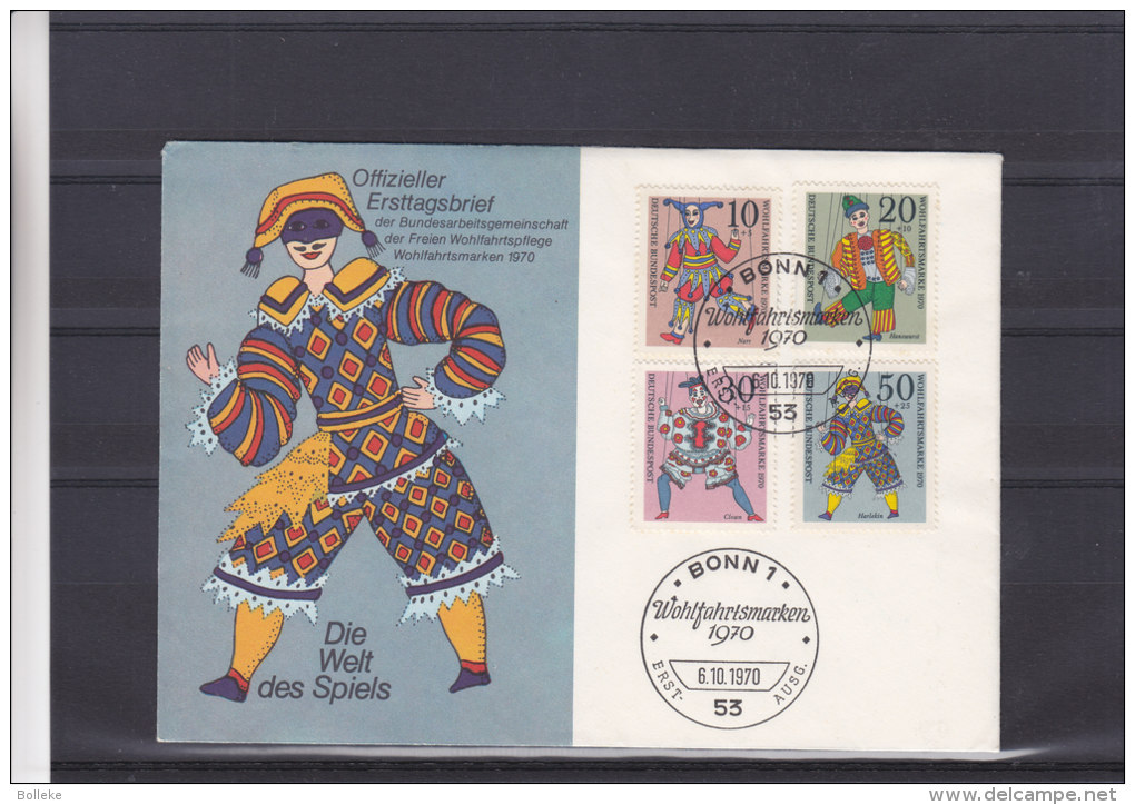 Marionnettes - Allemagne - République Fédérale - Lettre De 1970 - Marionetas