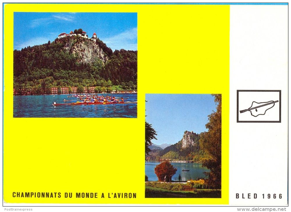 EX YU. Slovenia.Bled.The Rowing World Championchip.1966. - Rowing