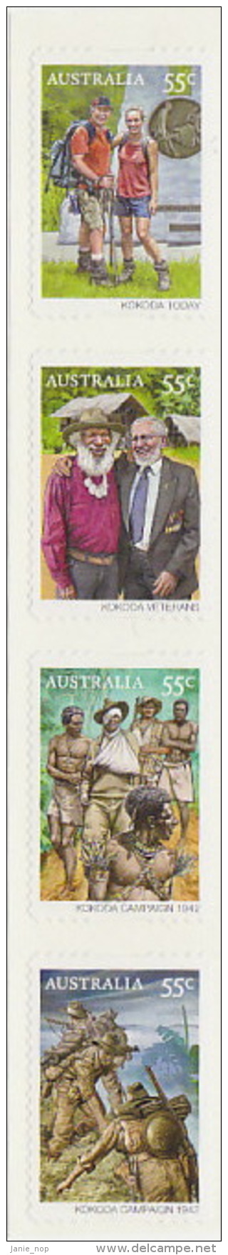 Australia 2010 Kokoda Self-Adhesive MNH - Sheets, Plate Blocks &  Multiples