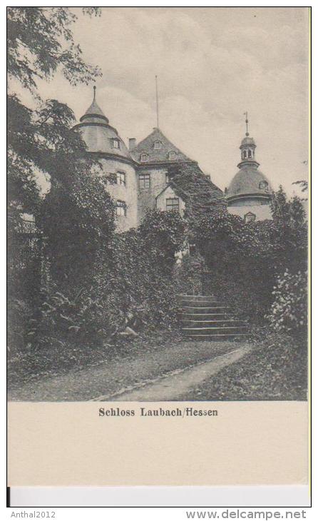 Laubach Hessen Schloss Sw Um 1920 - Laubach