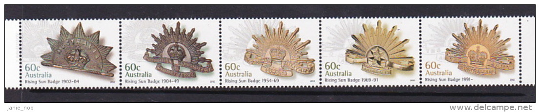 Australia 2012 ANZAC Set  MNH - Sheets, Plate Blocks &  Multiples