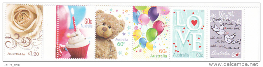 Australia 2012 Precious Moments Set 6 MNH - Sheets, Plate Blocks &  Multiples