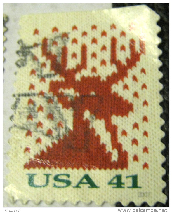 United States 2007 Reindeer 41c - Used - Oblitérés