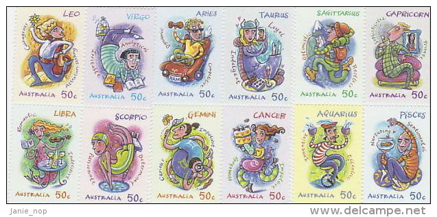 Australia - Signs Of  Zodiac Set  MNH - Sheets, Plate Blocks &  Multiples