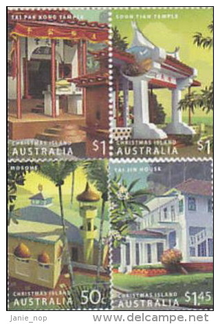 Christmas Island - Buildings Set  MNH - Sheets, Plate Blocks &  Multiples