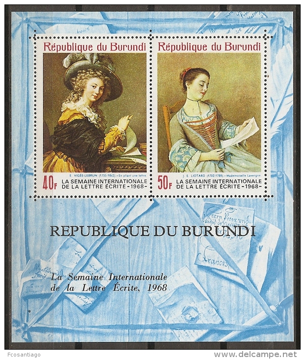 BURUNDI 1968 - Yvert #H25 - MNH ** - Nuevos