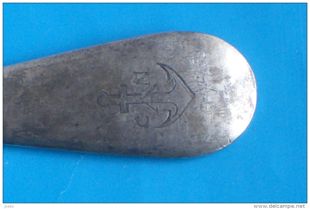 COMPAGNIE AFRICAINE DE NAVIGATION - Was A Belgium Shipping Company * Vintage Spoon Cuillère Löffel Cucchiaio Belgie - Other & Unclassified