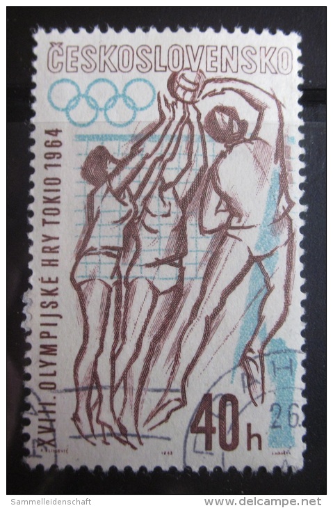 Briefmarke Tschechoslowakei 1963 Czechoslovakia Olympische 1964 Spiele - Summer 1964: Tokyo