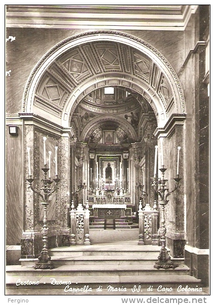 4275/A - CROTONE - Duomo, Cappella Di Maria SS. Di Capo Colonna - Crotone