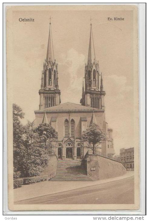 Germany - Oelsnitz - Vogtland - Evanghelische Kirche - Oelsnitz I. Vogtl.