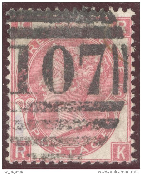 Grossbritanien 1867 Mi#28 3Pence Rosalila Gestempelt #107 - Used Stamps