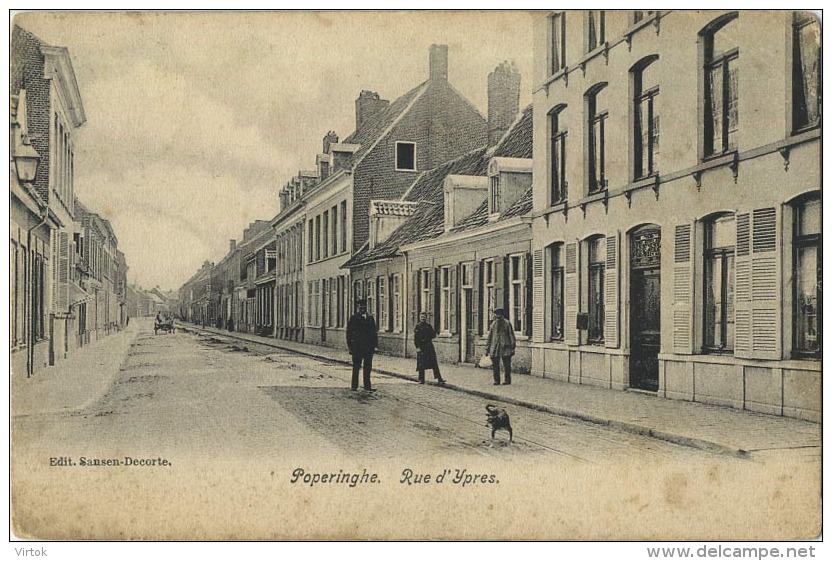 Poperinge :  Rue D'Ypres - Poperinge