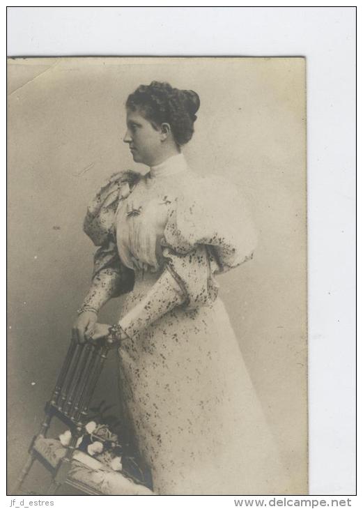 La Princesse Louise De Saxe, Le Prince Frédéric Auguste Héritier De Saxe, Ed. Belgica, Vers 1905 - Familles Royales