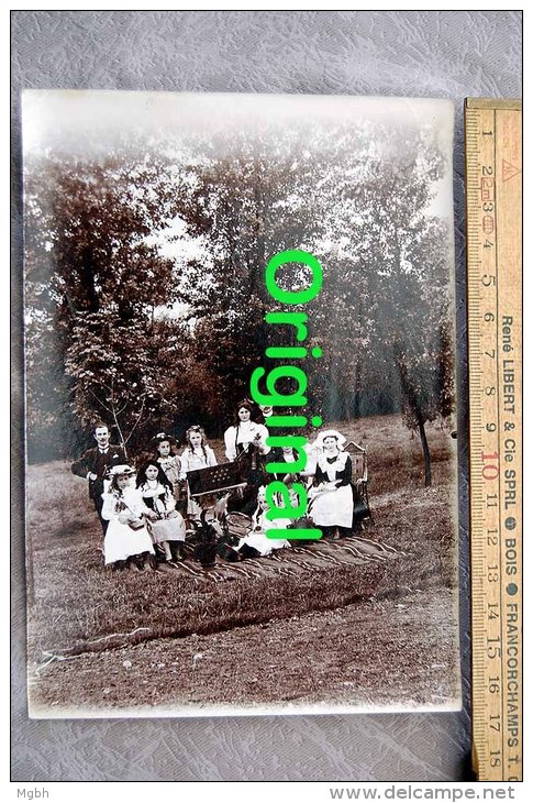 Luttre  -( Pont-à-celles)  - Il S´agit De La Photo Originale Qui A Servit à Tirer La Carte Postale, Exemplaire Unique - Pont-à-Celles